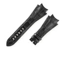 ハリーウィンストン Harry Winston 純正 オーシャン用 クロコバンド ブラック クロコダイル 腕時計パーツ 新品同様 替え スペア 交換 ベルト 28mm ブラック 黒