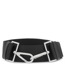 プラダ PRADA ショルダーストラップ 132cm ブラック ナイロン レザー ショルダーストラップ シルバー金具 黒