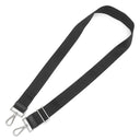 プラダ PRADA ショルダーストラップ 132cm ブラック ナイロン レザー ショルダーストラップ シルバー金具 黒