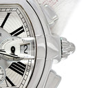 腕時計 カルティエ Cartier ロードスター クロノグラフ W62019X6 自動巻き メンズ シルバー トノウ ローマン デイト スモールセコンド