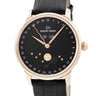 腕時計 ジャケ・ドロー Jaquet Droz エクリプス ブラックエナメル J012633202 自動巻き メンズ OH済 K18RG無垢 トリプルカレンダー