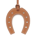 エルメス HERMES パドック シュバル ホースシュー ゴールド ヴォースイフト バッグチャーム 茶 馬蹄
