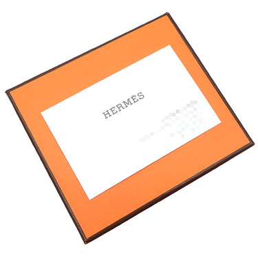エルメス HERMES カルメン トリコロール ローズパープル×ブラウン×ブルー ラムスキン キーリング シルバー金具 ピンク 茶 青