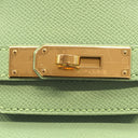 エルメス HERMES バーキン30 ヴェールクリケット ヴォーエプソン ハンドバッグ ゴールド金具 緑