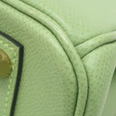 エルメス HERMES バーキン30 ヴェールクリケット ヴォーエプソン ハンドバッグ ゴールド金具 緑