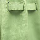 エルメス HERMES バーキン30 ヴェールクリケット ヴォーエプソン ハンドバッグ ゴールド金具 緑