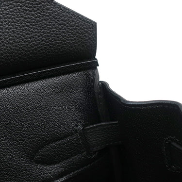 エルメス HERMES バーキン30 ブラック トゴ ハンドバッグ ゴールド金具 黒