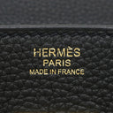 エルメス HERMES バーキン30 ブラック トゴ ハンドバッグ ゴールド金具 黒