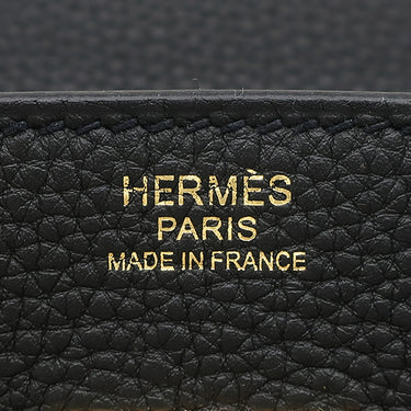 エルメス HERMES バーキン30 ブラック トゴ ハンドバッグ ゴールド金具 黒