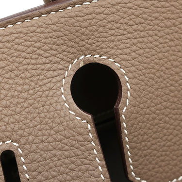 エルメス HERMES バーキン30 エトゥープ トゴ ハンドバッグ シルバー金具 グレージュ