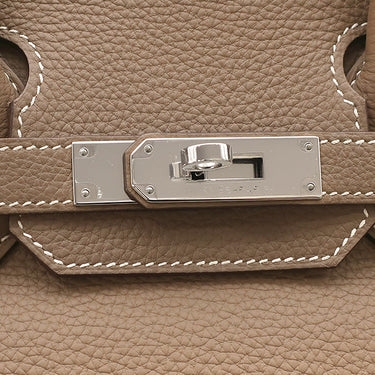 エルメス HERMES バーキン30 エトゥープ トゴ ハンドバッグ シルバー金具 グレージュ