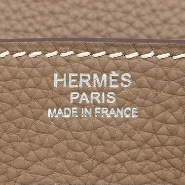 エルメス HERMES バーキン30 エトゥープ トゴ ハンドバッグ シルバー金具 グレージュ
