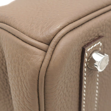 エルメス HERMES バーキン30 エトゥープ トゴ ハンドバッグ シルバー金具 グレージュ