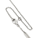 ヴァンクリーフアーペル Van Cleef & Arpels ヴィンテージ アルハンブラ VCARD34900 ブルーグレー×ホワイトゴールド K18WG カルセドニー ネックレス Au750 18K カルセドニー