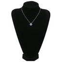 ヴァンクリーフアーペル Van Cleef & Arpels ヴィンテージ アルハンブラ VCARD34900 ブルーグレー×ホワイトゴールド K18WG カルセドニー ネックレス Au750 18K カルセドニー