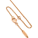 ヴァンクリーフアーペル Van Cleef & Arpels ヴィンテージ アルハンブラ VCAR05SY00 ピンクXローズゴールド K18PG ダイヤモンド セーブル ネックレス 2015年ホリデー セーブル 1Pダイヤ 18K
