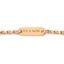 ヴァンクリーフアーペル Van Cleef & Arpels ヴィンテージ アルハンブラ VCAR05SY00 ピンクXローズゴールド K18PG ダイヤモンド セーブル ネックレス 2015年ホリデー セーブル 1Pダイヤ 18K