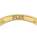 ヴァンクリーフアーペル Van Cleef & Arpels ヴィンテージ アルハンブラ VCARA41000 ブラック×イエローゴールド K18YG ダイヤモンド オニキス #58(JP18) リング 指輪 1Pダイヤ オニキス 17号
