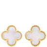 ヴァンクリーフアーペル Van Cleef & Arpels スウィート アルハンブラ VCARA44800 パールホワイト×イエローゴールド K18YG マザーオブパール ピアス 750 18K 18金 マザーオブパール