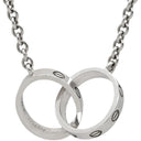 カルティエ Cartier ベビーラブ B7212500 ホワイトゴールド K18WG ネックレス LOVE Au750 18K 18金 WG