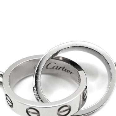カルティエ Cartier ベビーラブ B7212500 ホワイトゴールド K18WG ネックレス LOVE Au750 18K 18金 WG