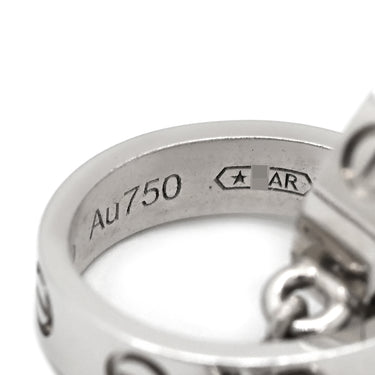 カルティエ Cartier ベビーラブ B7212500 ホワイトゴールド K18WG ネックレス LOVE Au750 18K 18金 WG
