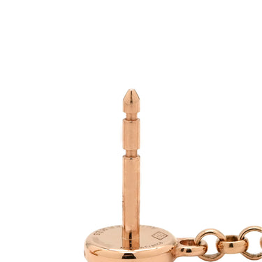 エルメス HERMES ガンバード H ローズゴールド K18PG ダイヤモンド ピアス ピンクゴールド 2Pダイヤ ドロップピアス スウィング