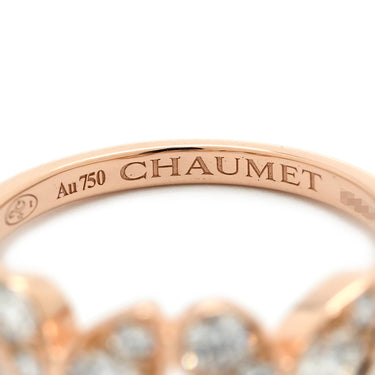 ショーメ CHAUMET ジョゼフィーヌ ロンド デグレット 083843 ピンクゴールド K18PG ダイヤモンド #51(JP11) リング 指輪 ダイヤモンド 10石 11号