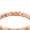 ショーメ CHAUMET ビー ドゥ ショーメ ダイヤ 081933 ピンクゴールド K18PG ダイヤモンド #56(JP16) リング 指輪 ビーマイラブ ハニカム 14石 15.5号