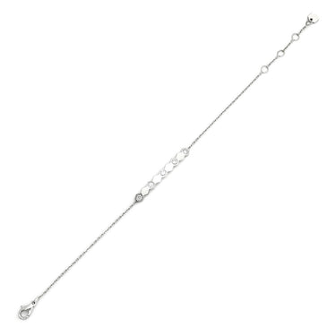 ショーメ CHAUMET ビー ドゥ ショーメ ダイヤモンド 084850 ホワイトゴールド K18WG ダイヤモンド ブレスレット ビーマイラブ ハニカム 18K