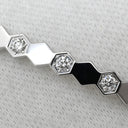 ショーメ CHAUMET ビー ドゥ ショーメ ダイヤモンド 084850 ホワイトゴールド K18WG ダイヤモンド ブレスレット ビーマイラブ ハニカム 18K