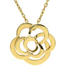 シャネル CHANEL フィル ドゥ カメリア ミディアムモデル J2925 イエローゴールド K18YG ネックレス Au750 18K 18金 YG