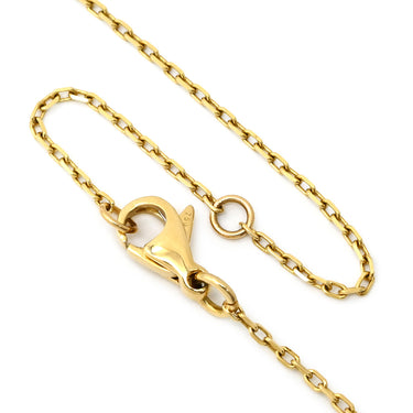 シャネル CHANEL フィル ドゥ カメリア ミディアムモデル J2925 イエローゴールド K18YG ネックレス Au750 18K 18金 YG