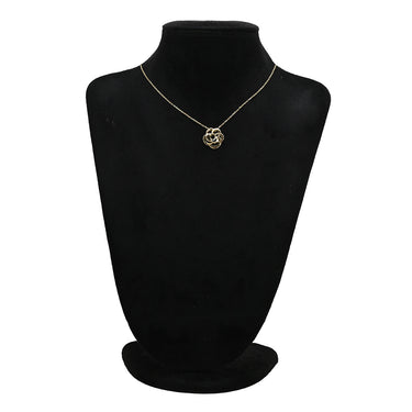 シャネル CHANEL フィル ドゥ カメリア ミディアムモデル J2925 イエローゴールド K18YG ネックレス Au750 18K 18金 YG