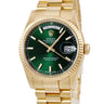 腕時計 ロレックス ROLEX デイデイト 36 118238 D番 自動巻き メンズ D番 K18YG無垢 グリーン サンレイ プレジデントブレス
