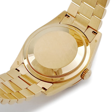 腕時計 ロレックス ROLEX デイデイト 36 118238 D番 自動巻き メンズ D番 K18YG無垢 グリーン サンレイ プレジデントブレス