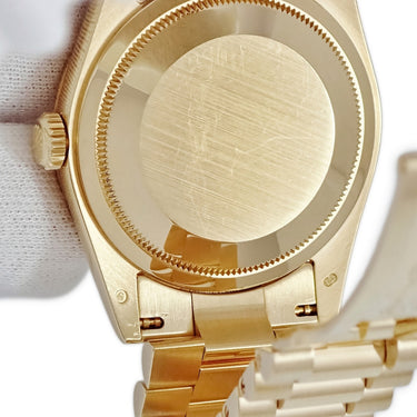 腕時計 ロレックス ROLEX デイデイト 36 118238 D番 自動巻き メンズ D番 K18YG無垢 グリーン サンレイ プレジデントブレス