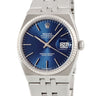 腕時計 ロレックス ROLEX デイトジャスト オイスタークォーツ 17014 E番 クオーツ メンズ メーカーOH済 E番 K18WG×SS コンビ 青