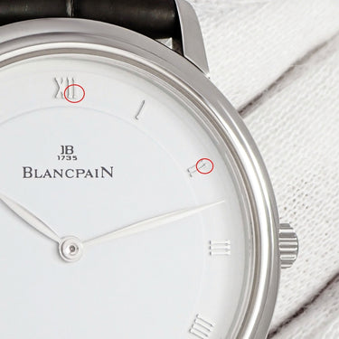 腕時計 ブランパン BLANCPAIN ヴィルレ ウルトラスリム 0071-3427-55 自動巻き メンズ レディース OH済 Pt950無垢 プラチナ ホワイト