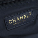 シャネル CHANEL ドーヴィル ショッピングバッグ ダークブルー デニム レザー トートバッグ ゴールド金具 ココマーク 肩掛け