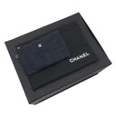 シャネル CHANEL ドーヴィル ショッピングバッグ ダークブルー デニム レザー トートバッグ ゴールド金具 ココマーク 肩掛け