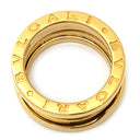 ブルガリ BVLGARI ビーゼロワン B-zero1 3バンド イエローゴールド K18YG #48 リング 指輪 Au750 18K 18金 7.5号