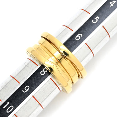 ブルガリ BVLGARI ビーゼロワン B-zero1 3バンド イエローゴールド K18YG #48 リング 指輪 Au750 18K 18金 7.5号