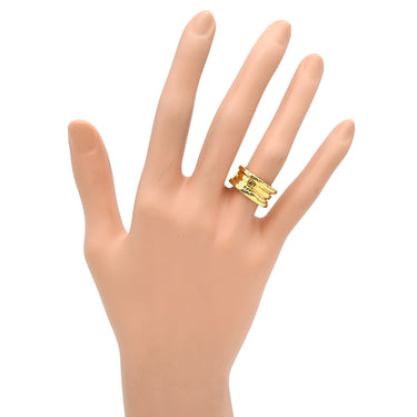 ブルガリ BVLGARI ビーゼロワン B-zero1 3バンド イエローゴールド K18YG #48 リング 指輪 Au750 18K 18金 7.5号
