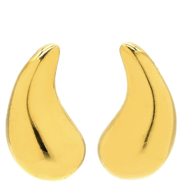 ティファニー Tiffany & Co ティアドロップ イエローゴールド K18YG ピアス T&Co. Au750 18K 18金 エルサペレッティ