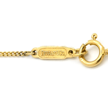 ティファニー Tiffany & Co オープンリーフ イエローゴールド K18YG ネックレス ハートリーフ 18K 750 YG T&Co.