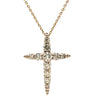 カシケイ KASHIKEY ネイキッド クロス ペンダント 1.1ct ブラウンゴールド ブラウンダイヤモンド K18ブラウンゴールド ネックレス 十字架 CROSS 11石 11P 11粒 ブリリアントカット