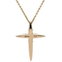 カシケイ KASHIKEY ネイキッド クロス ペンダント 1.1ct ブラウンゴールド ブラウンダイヤモンド K18ブラウンゴールド ネックレス 十字架 CROSS 11石 11P 11粒 ブリリアントカット