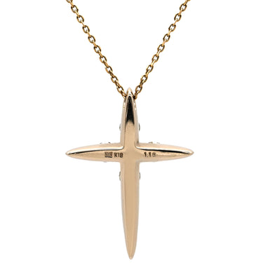 カシケイ KASHIKEY ネイキッド クロス ペンダント 1.1ct ブラウンゴールド ブラウンダイヤモンド K18ブラウンゴールド ネックレス 十字架 CROSS 11石 11P 11粒 ブリリアントカット
