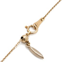 カシケイ KASHIKEY ネイキッド クロス ペンダント 1.1ct ブラウンゴールド ブラウンダイヤモンド K18ブラウンゴールド ネックレス 十字架 CROSS 11石 11P 11粒 ブリリアントカット